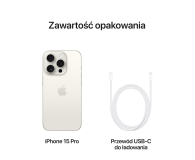 Apple iPhone 15 Pro 256GB White Titanium - 1180070 - zdjęcie 6